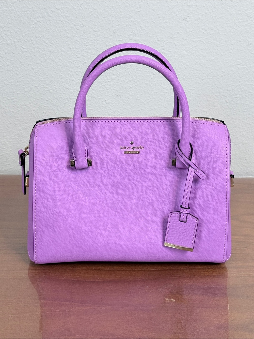 kate spade Cameron Street Lane Large Leather Satchel Orchid